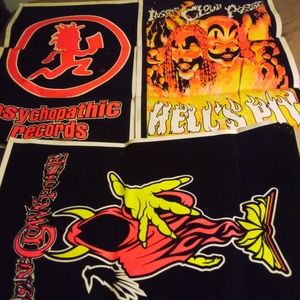 Insane Clown Posse blacklight poster 3pack, ICP, juggalo, juggalette, Twiztid